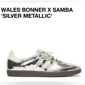 New! With Box Wales Bonner x
Adidas Sambas size 5.5 woman’s but fits like a 6 🙃